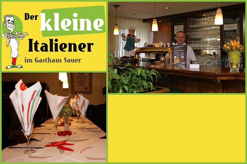 Gutschein - Der kleine Italiener im Gasthaus Sauer - 25,- € statt 50,-